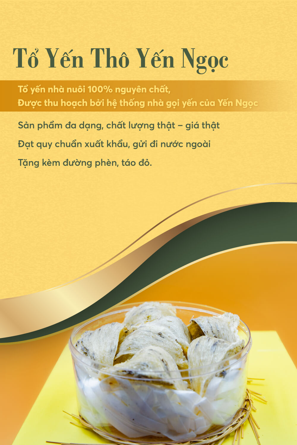 banner tổ yến thô