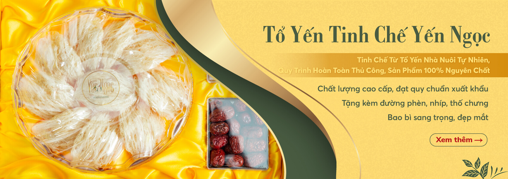 tổ yến tinh chế yến ngọc